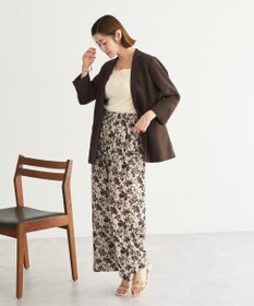 YECCA VECCA 2wayスクエアノースリーブニット