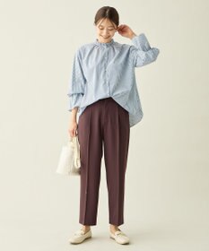 ANY L 【裏起毛/ウエストゴム】ウォームテーパードパンツ