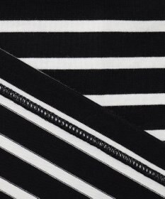 UNFILO 【洗える】ボーダーワイドTシャツ