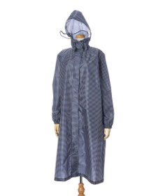 MOONBAT 【収納袋付き】FLAT PURE サイクル レインコート チェック 自転車