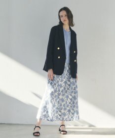 YECCA VECCA シアーMIXカーディガン