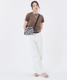 LeSportsac DANIELLA CROSSBODY/クリームブラックゼブラ