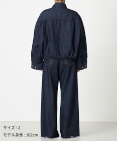 NAVE 【ReNAVE・洗える/中綿】ライトデニム ブルゾン