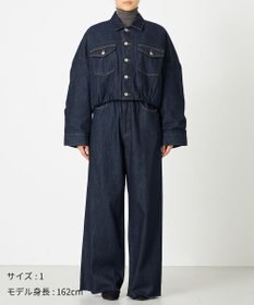 NAVE 【ReNAVE・洗える/中綿】ライトデニム ブルゾン