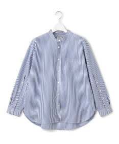 J.PRESS YORK STREET 【WOMEN】タイプライターストライプ バンドカラーシャツ