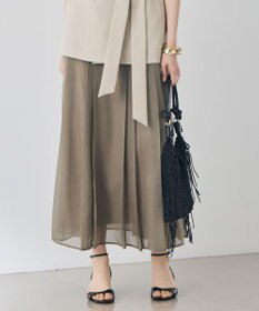 自由区 L 【カタログ掲載】オーガンジープリーツ スカート