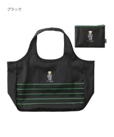 MOONBAT POLO RALPH LAURENRL ポーチ付きレインバッグ ワンポイントポロベア／撥水加工