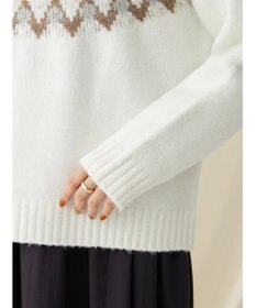 CRAFT STANDARD BOUTIQUE 求心柄ニットプルオーバー