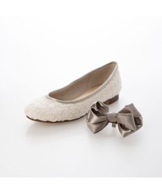 MODE ET JACOMO <MODE ET JACOMO>ラウンドリボンバレエシューズ