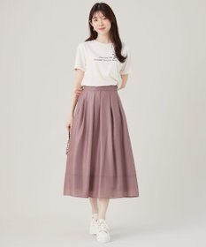 ANY SIS L ロゴ刺繍 Tシャツ