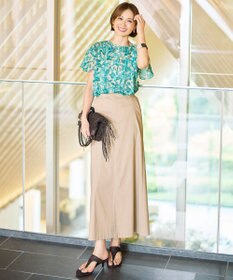 自由区 【SHIHOさん着用・機能性抜群】ファンクショナルナロー スカート