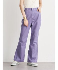 earth music&ecology カラーフレアパンツ