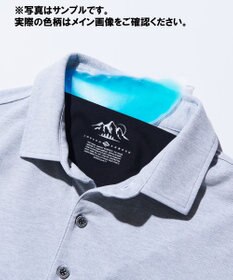 JOSEPH ABBOUD MOUNTAIN 暑さに徹底抗戦【首元に冷感ジェル】フリーズパック ポロ リーフ柄