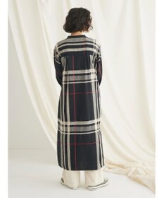 CRAFT STANDARD BOUTIQUE 先染めチェック（大）バンドカラー袖ＲＩＢ　ＯＰ