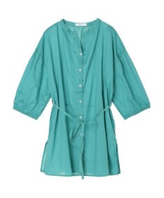 Green Parks スキッパーボリュームブラウスチュニック