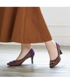 Riz raffinee <Riz raffinee>スクエアトゥメタルバックルパンプス