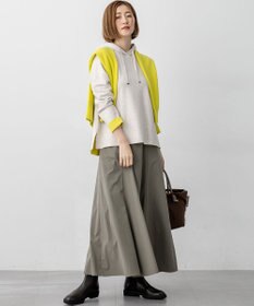 23区 L 【洗える】ダブルフェイスニット パーカー