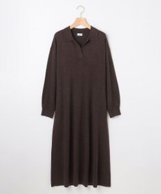 組曲 【加藤ローサさん着用】スキッパーニット ワンピース