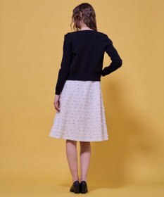 TOCCA GLOW CORSAGE KNIT ニットカーディガン