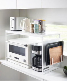 tower スチールパネル付きレンジラック タワー W75 ホワイト