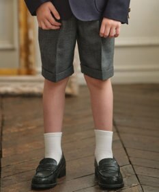 J.PRESS KIDS 【110-130cm】ウールサージ ハーフパンツ