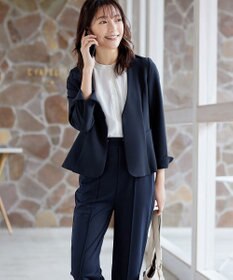 Tiaclasse 【セットアップ対応・洗える】シアーチェックブラウス