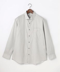 JOSEPH ABBOUD 【キングサイズ・オーガニックコットン使用・JAPANファブリック】ジオメトリックプリントシャツ