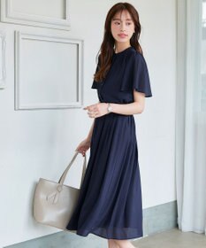 Tiaclasse 【セットアップ対応・洗える】シアーチェックブラウス