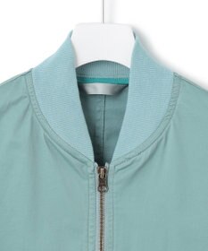 J.PRESS YORK STREET 【UNISEX】サテンストレッチ MA-1 ブルゾン