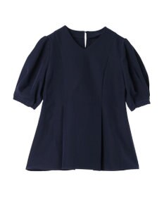 Green Parks AnriettMusee パフスリーブペプラムブラウス