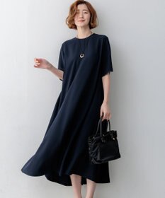 23区 S ストレッチジョーゼット フレアワンピース