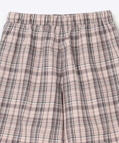 ANY KIDS 裾 スカラップ チェック パンツ