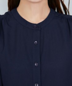 Tiaclasse 【セットアップ対応・洗える】シアーチェックブラウス