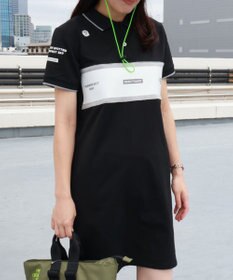 PW CIRCULUS 【WOMEN】【洗える】裏毛 ロゴ ポロ ワンピース ゴルフウェア レディース