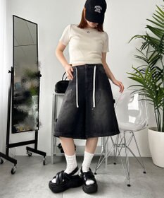 WEGO パテッドクロス厚底サンダル