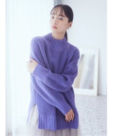 earth music&ecology マットベロアモールチュニック