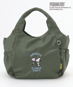 Y'SACCS SNOOPYデザイン　ギャザー2wayミニトート