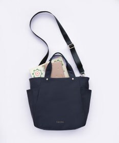 TOCCA 【撥水・A4サイズ対応】ALINE NYLONTOTE M  ナイロントートバッグ ネイビー系