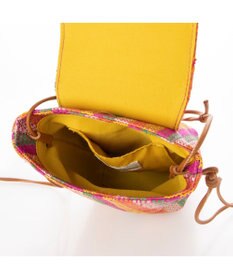 UNBILLION kakatoo ラフィアストライプミニショルダーバッグ