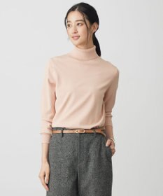 J.PRESS LADIES 【人気のため新色追加】PRINCE タートルネック ニット ピンク系1