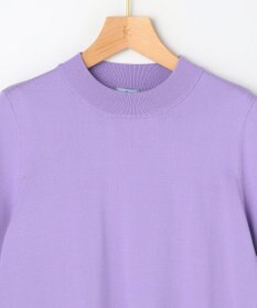 組曲 L 【先行予約】マイラックカラー 6分袖 ニット