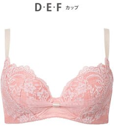 WACOAL ブラジャー 【リボンブラ 脇すっきり】 脇高設計 着やせシルエット 動いても谷間キープ レディース BXB423 /ワコール