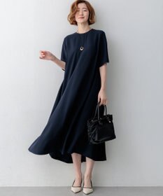 23区 S ストレッチジョーゼット フレアワンピース