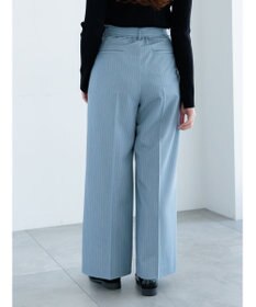 Te chichi ピンストライプタックワイドパンツ