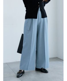 Te chichi ピンストライプタックワイドパンツ