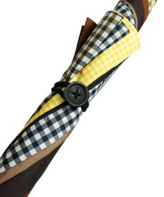 +RING 【UVカット95%以上】【UPF50＋】プラスリング 長傘60cm BRN/GNG T1288