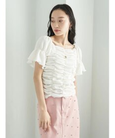 earth music&ecology カットシャーリングプルオーバー