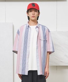 J.PRESS YORK STREET 【UNISEX】ランダムストライプ シャツ
