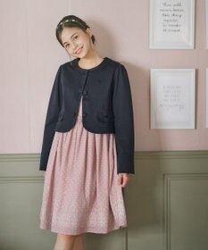 組曲 KIDS 【150-170㎝】ドットシフォン ワンピース