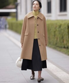 組曲 L 【前後着用可 / 加藤ローサさん着用】スムースストレッチタートル ニット